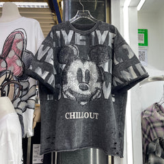 Oversize Kurzarm-Shirt im Industrial-Style