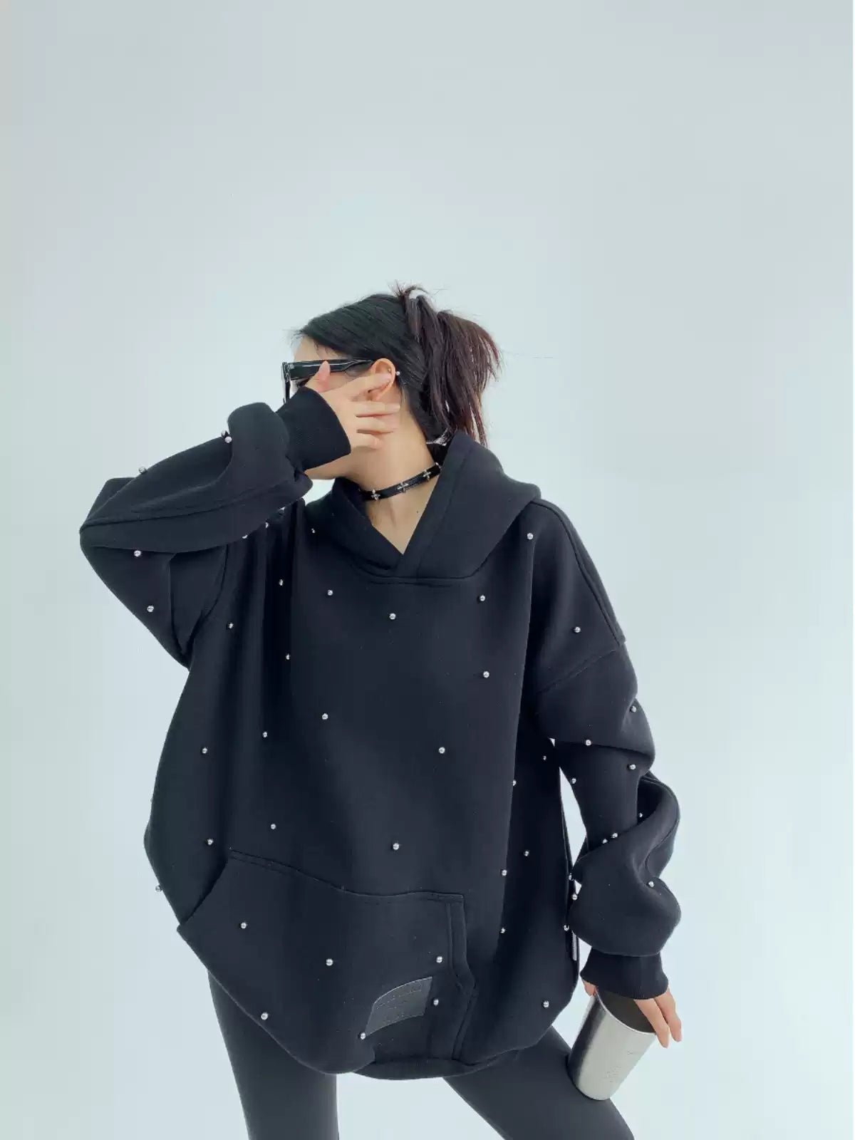 Feichai Frühlings Minimalistischer Heavyweight Hoodie