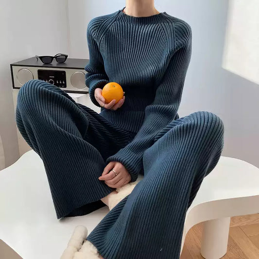 Damen Strickanzug Luxus Eleganz