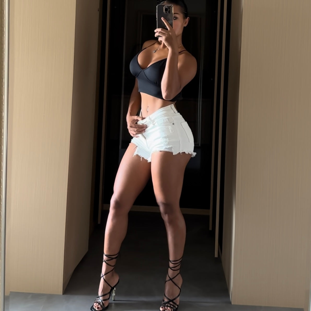 Sexy Denim Hotpants Damen