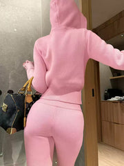 Vielseitiger Kapuzenpullover mit Reißverschluss im Amerikanischen Street Style