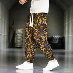 Chinesische Blumenhose Herren