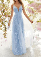 Elegantes Abendkleid mit floraler Spitze