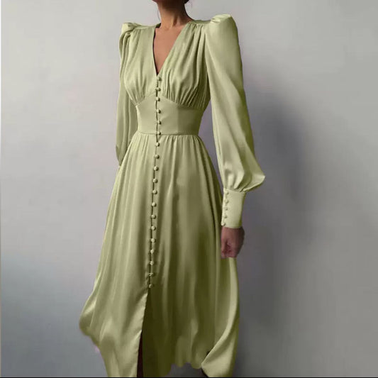 Elara – satin dress