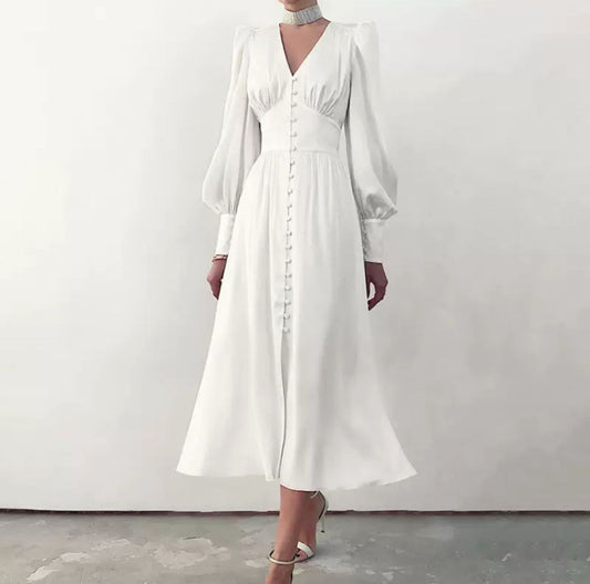 Elara – satin dress