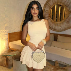 Elegance Charm – Rüschen-Minikleid