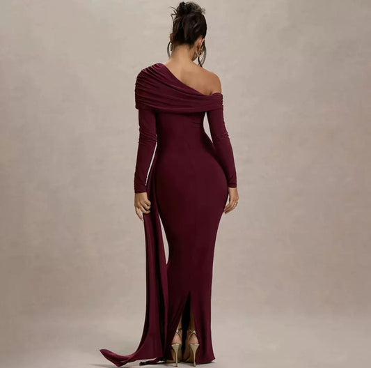 Eleganza  – One-Shoulder Abendkleid