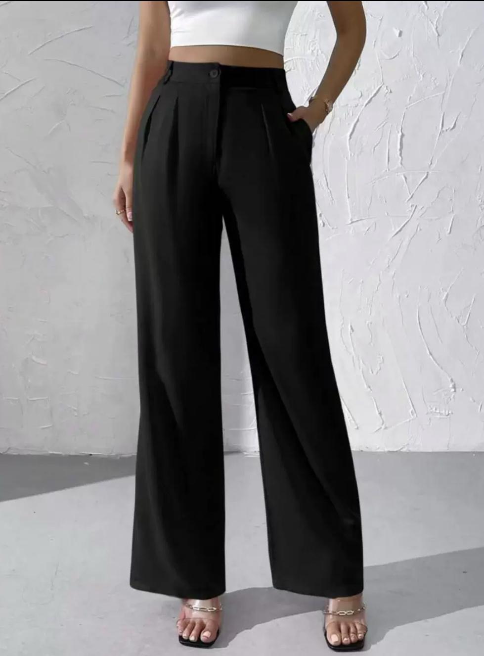 Elegance Wide-Leg High Waist Hose