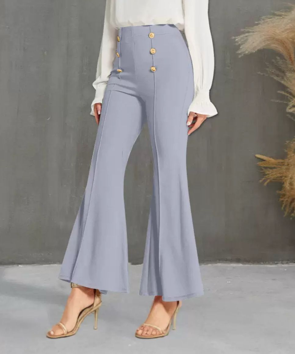 Elegance High-Waist Flared Pants – “Celina”