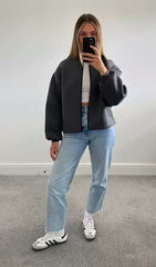 Urban Chic Bomber – Dark Grey Edition