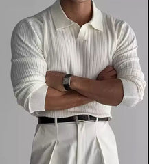 “Fine knit polo”