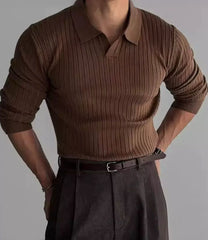 “Fine knit polo”