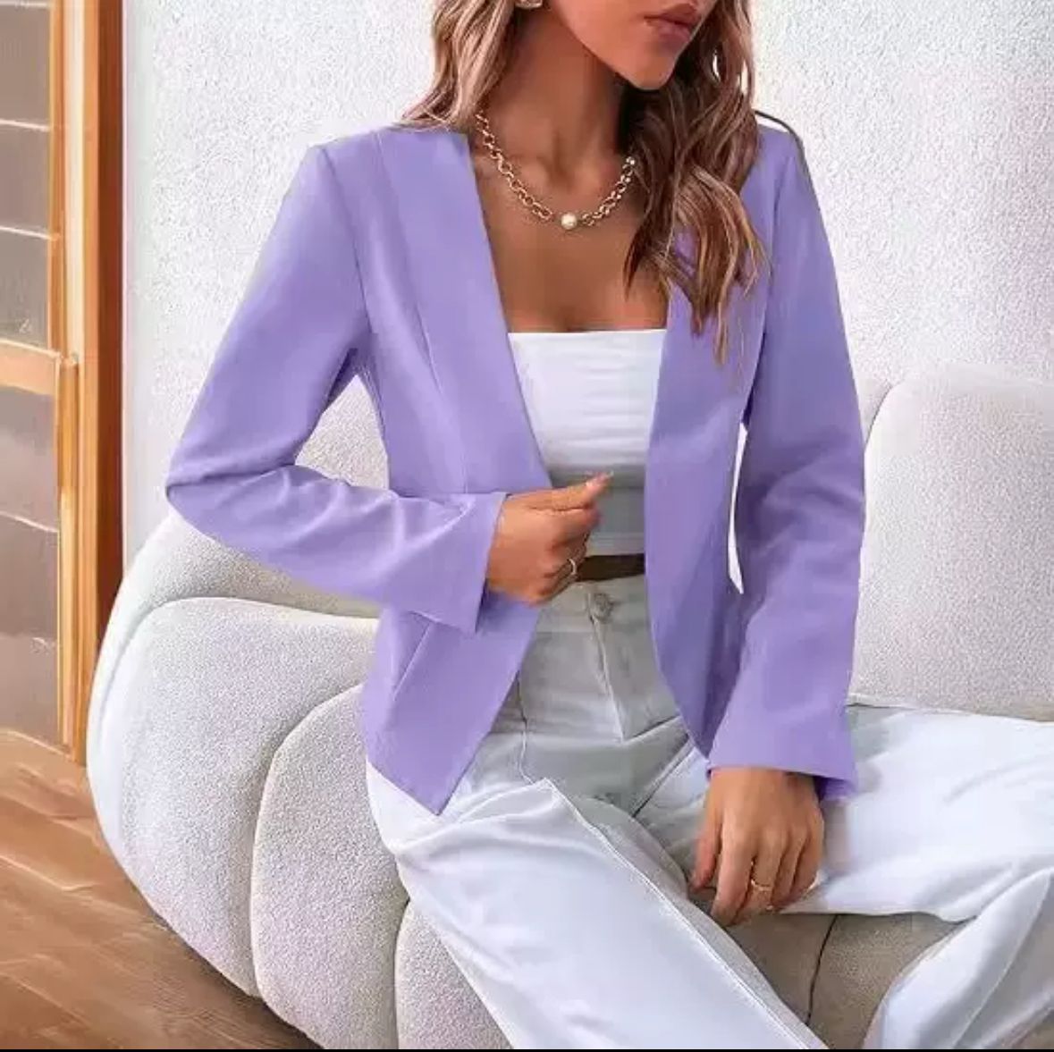 Lilia – Der Stilvolle Blazer in Lavendel