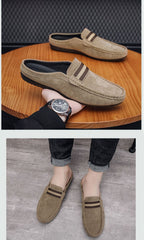 „Baristo“ – Herren-Slipper aus Veloursleder