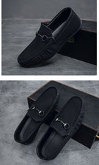 Schwarzstahl – Herren-Luxusloafer